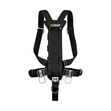 XDEEP STEALTH 2.0 Harness mit Gewichtssystem wide, 4x2,5 kg