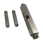 Regulator mount service tool 1st stage - 7/16 and 3/8 external thread - stainless steel
