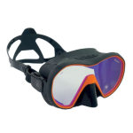 Apeks Single Lens Mask VX1 grey - orange, UV Glass