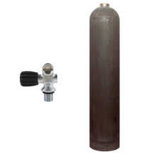 40 cf aluminium cylinder natural MES with mono valve (Rubber Knob left)