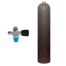 40 cf aluminium cylinder natural MES with extendable valve (Rubber Knob right)