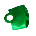 Small exhaust right hand for Apeks XTX series - green