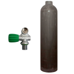 7 liters aluminium cylinder natural MES with Nitrox mono...