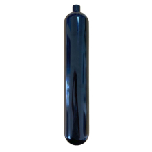 1.8 l 232 bar Stahlflasche schwarz ECS M18*1.5 ohne Ventil