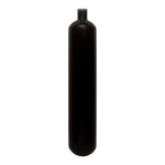 3 l 232 bar Stahlflasche schwarz ECS M25*2 ohne Ventil