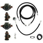Apeks MTX-RC 50 YEARS Anniversary double tank set DIN - double swivel rubber black - SF-1 edition