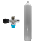8.5 l concave 232 bar steel cylinder white ECS with...