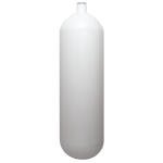12 liters 232 bar steel cylinder white ECS M25*2 without...