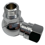 Regulator 360 degree angle / swivel for the 2nd stage with 9/16" male to 9/16" female thread