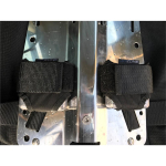 DirZone Bleitaschen für Backplate - Trimmbleitasche mit Klettverschluss - 2 Taschen im Set