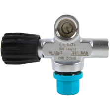 DirZone bridge valve M25 - G5/8, right expandable, 230 bar, Rubber LEFT