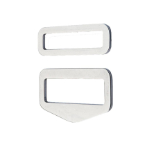 DirZone buckle set QUICK FIX stainless steel (1 set = 1 buckle)