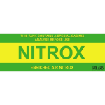 Pegatina Nitrox - 29 x 10 cm