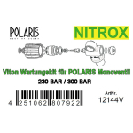 Polaris kit revisión monovalvulas LAVO Viton o2 clean (sin junta tórica botellas) para 12144 12144RE 12144M