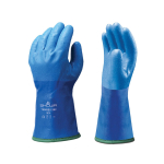 Showa Trockentauchhandschuh blau mit Innenhandschuh 9/L