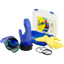 Rolock Dry Suit Gloves System 3, Gloves blue XL