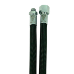 Miflex medium pressure hose black 10 cm
