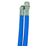 Miflex Inflador Manguera azul 3/8 pulgadas M x cierre rápido