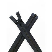 YKK Plastic Zipper black 6mm / 150 cm long