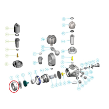 Apeks 1st stage end cap satin (AP1484/S)