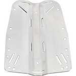 DirZone Backplate 6mm Edelstahl V4A + einstellb. Harness Quick Fix
